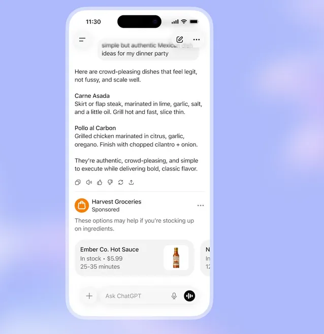 ChatGPT Ads Overview - Riha Web Tech